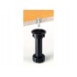 KAP Sistem picior plinta 210, D28 plastic negru